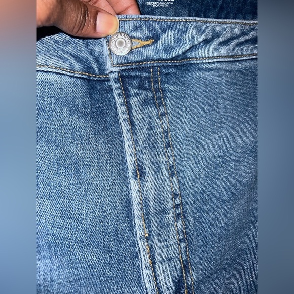 NWT Old Navy O.G Loose Relaxed Fit Medium Blue High Rise Jeans size 24 - Picture 4 of 8